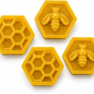 Lot 4 pelotes de cire d'abeille pure - Couture & Cuir
