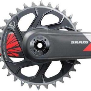 SRAM X01 Eagle Dub Pédalier 12V Noir/Rouge