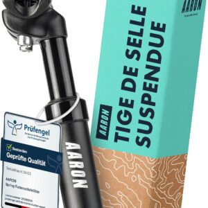 Tige de selle suspendue AARON - Confort & Durabilité - Noir