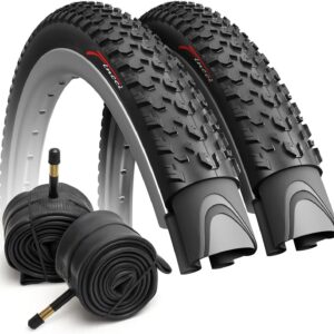 Pneu VTT 27,5" Fincci - Paire pliable + chambres incluses