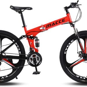 Vélo Mountain 26" Pliable 21V - LapooH Rouge