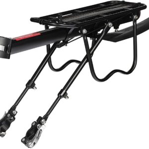 Porte-bagages vélo arrière universel en alu 24-29"