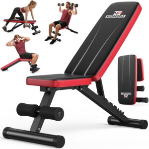 NICEPEOPLE Banc de musculation réglable 299 kg