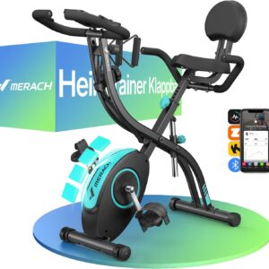 MERACH Vélo d'Appartement Silencieux 4 en 1