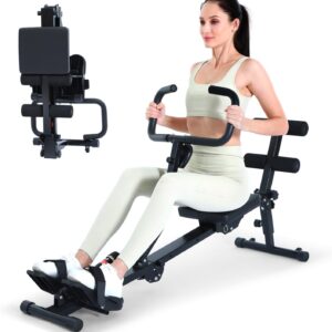 Sportneer Rameur hydraulique pliable 12 résistances