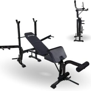 Banc de musculation multifonction Mobiclinic® - Pliable & ajustable