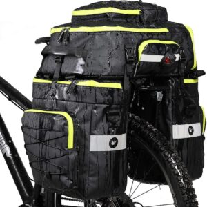 BAIGIO Sacoche Vélo 75L 3 en 1 Étanche
