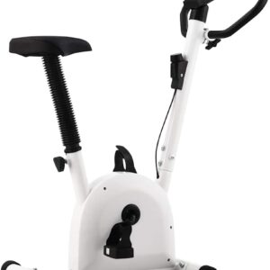 vidaXL Vélo d'appartement fitness blanc