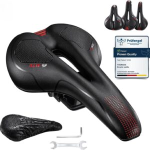 YOUNGDO Selle Vélo Gel Confortable & Ergonomique