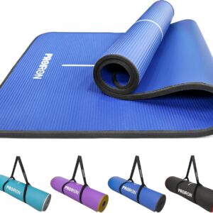PROIRON Tapis Yoga Antidérapant 10mm – Épais & Durable