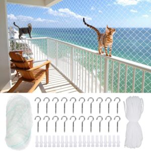 Filet de protection chat balcon 3x8m - Sécurisé & transparent
