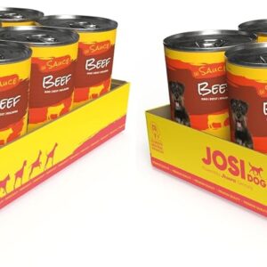 JosiDog Bœuf en Sauce - 12 x 415 g - Aliment Humide Adulte