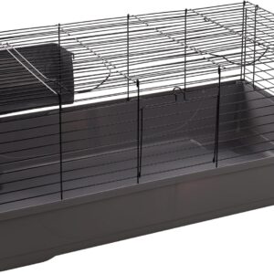Cage Mobi L Gris pour cochons d'Inde & lapins nains