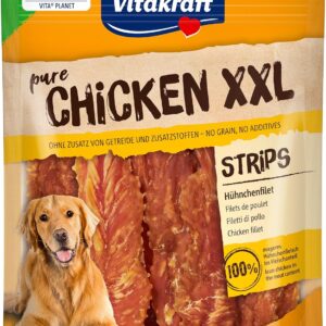 VITAKRAFT Pure Chicken XXL Strips - Friandise Poulet 250g