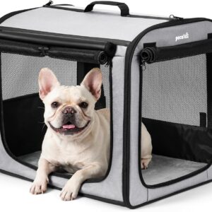 Sac transport pliable Pecute pour chien/chat - Gris