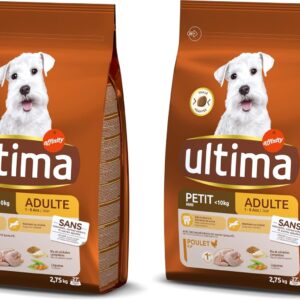 Ultima Croquettes Petit Chien Adulte Poulet - 2,75 kg x2