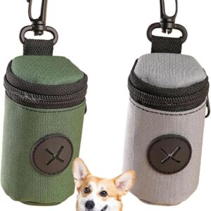 Distributeur sacs à crottes chien 2pcs - Yuannee