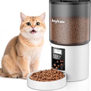 Distributeur croquettes auto pour chat 4L, Anykuu