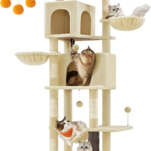 Arbre à chat Feandrea 175 cm – Tour multi-étages confortable