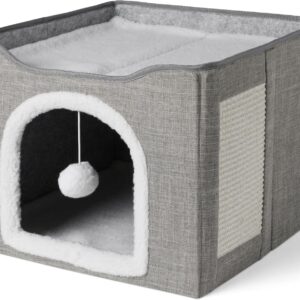 Niche pour chat Amazon Basics 1 étage pliable