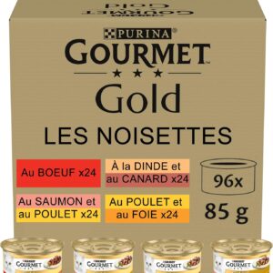 Gourmet Gold Noisettes Chat Adulte 96x85g