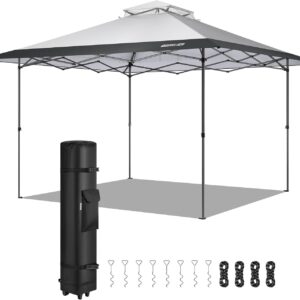 VIVOHOME Tente Baldaquin 4x4m - Abri Extérieur 2 Niveaux