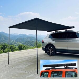 Auvent voiture aluminium - Protection UV/Pluie 200x300cm