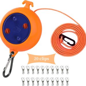CenYouful Corde à linge rétractable 10m – Portable & polyvalente