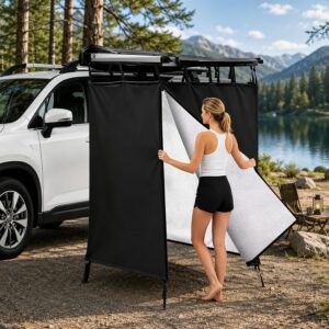 Tente douche camping aluminium - Oxford anti-UV
