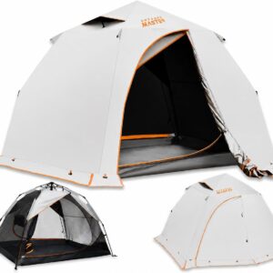 OutdoorMaster Tente 2 pers. 4 saisons ultra-résistante