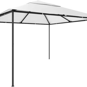 vidaXL Chapiteau 4x4m Blanc pour Jardin & Événements