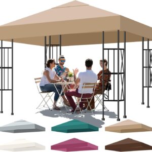 Toile de tonnelle 3x3 m - Imperméable & anti-UV Bsteciar