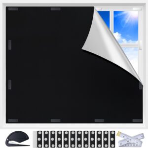 Store occultant magnétique anti-chaleur 100x145 cm noir