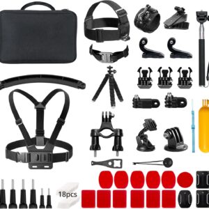 Kit accessoires caméra action 60 en 1 pour GoPro/DJI - AKASO