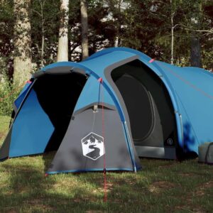 Tente 3 pers. bleue 4 saisons, imperméable 4,4 kg