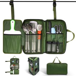 EASTSTORM Kit Cuisine Camping 12 Pièces Portable
