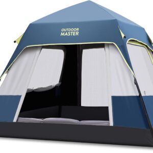 OutdoorMaster Tente 4-6 pers. occultante, pop-up ultra-rapide