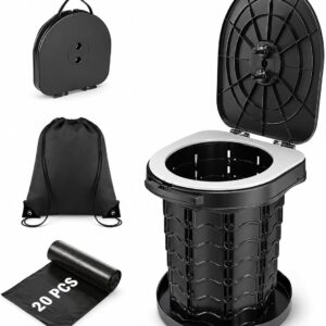 Toilette pliante camping ASMIZ – Pot voyage 400 lb
