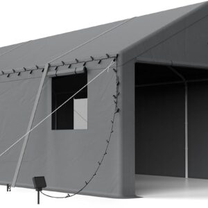 Garage tente 6x6 m extra large Sannwsg - Abri polyvalent