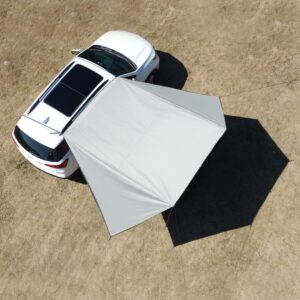 Auvent camping-car SUV Top Lander anti-UV blanc