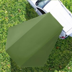 Auvent voiture 280x380 cm universel vert - IDAMAKON