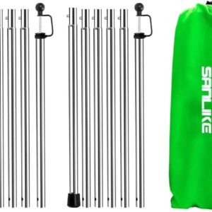 Arceaux tente camping acier inoxydable télescopique SANLIKE