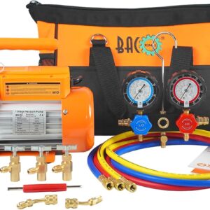 BACOENG Pompe à vide climatisation voiture R32 R1234YF