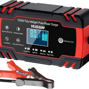 Chargeur batterie 12V/24V 8A Husgw intelligent