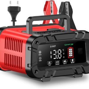 Chargeur 20A 12V/24V intelligent avec écran LCD