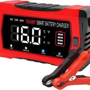 HTRC Chargeur Batterie Auto 6V/12V/24V 16A Intelligent