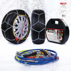 Bottari Rapid T2 Chaînes à neige 9 mm Taille 130
