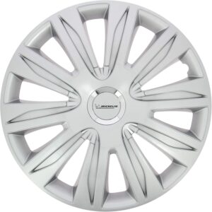 Set 4 enjoliveurs Michelin NVS 42 14" - Chrome effet alu