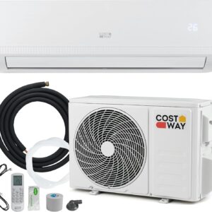 COSTWAY Climatiseur Inverter 9000 BTU Réversible