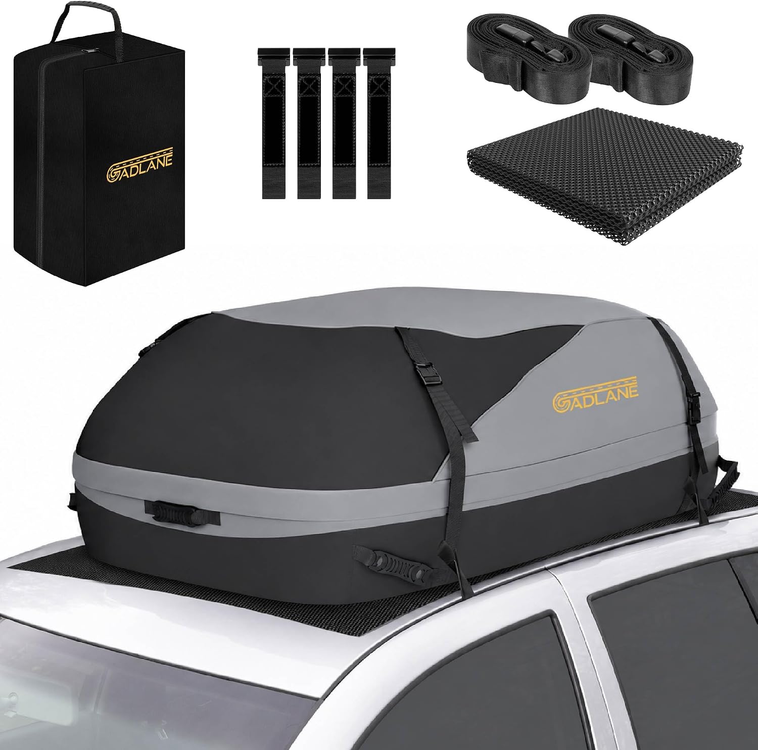 Sac de toit étanche 400L GADLANE – Pour voiture & SUV
